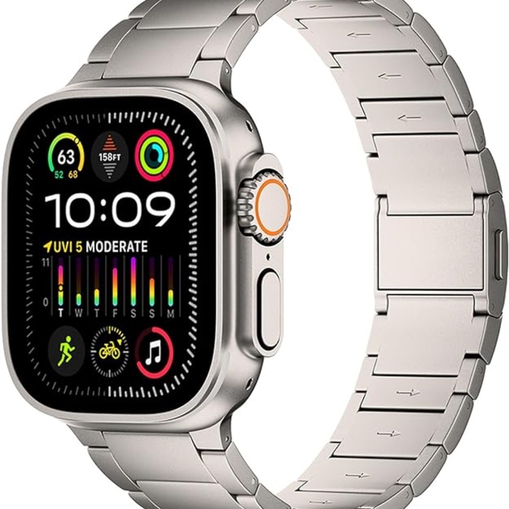 Ultra 2 Titanium Band with Magnet Buckle and DLC (Diamond Like Carbon) Compatibl